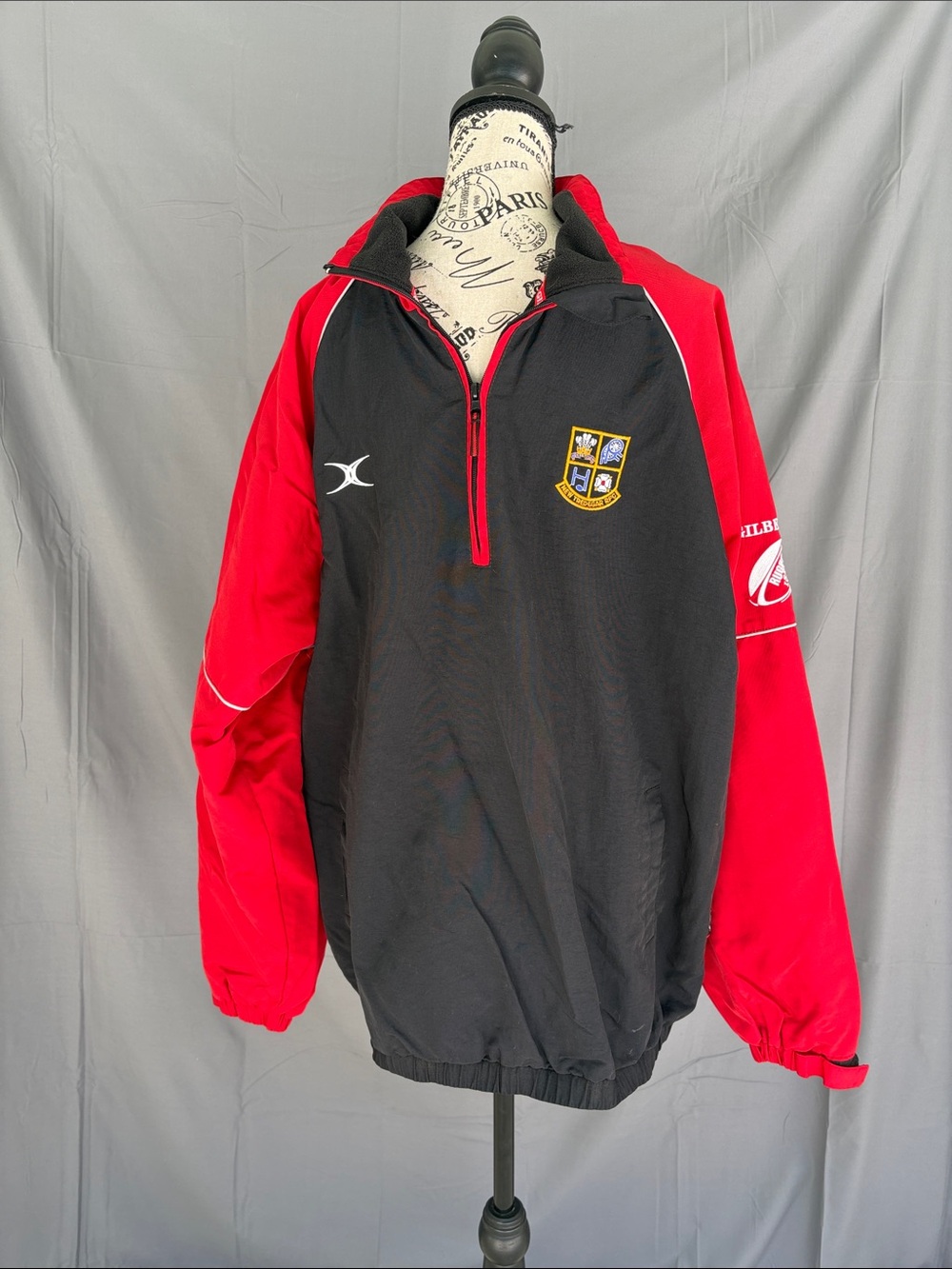 Gilber Rugby Long Sleeve Pullover “New Tredegar RFC” Sz XL